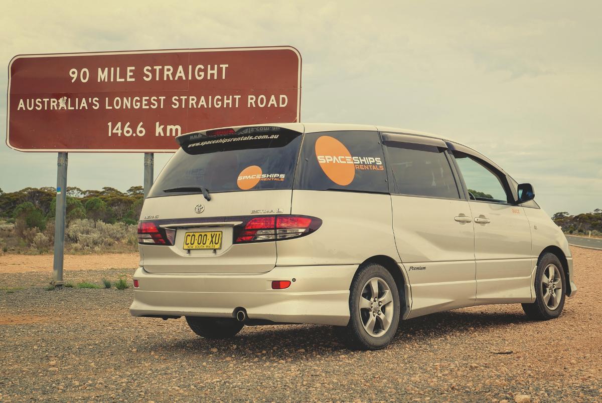 Spaceship ready to explore Eyre Highway