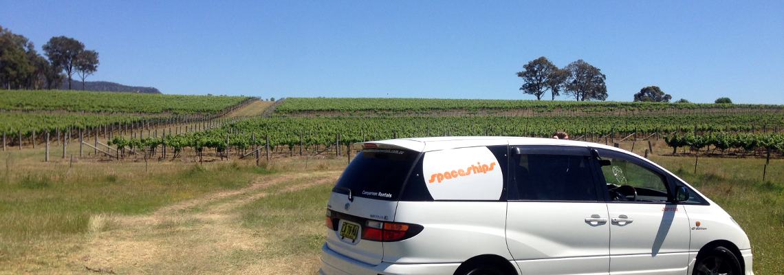 Explore Hunter Valley by Spaceships campervan